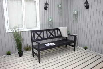 Olivo 3-sits Utesoffa - Kaffesvart - Products - Utem öbler & utemiljö - Loungemöbler - Loungesoffor