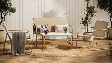 Pelanda Loungegrupp Utomhus - Beige - Products - Utemöbler & utemiljö - Loungemöbler - Loungeset & loungegrupp