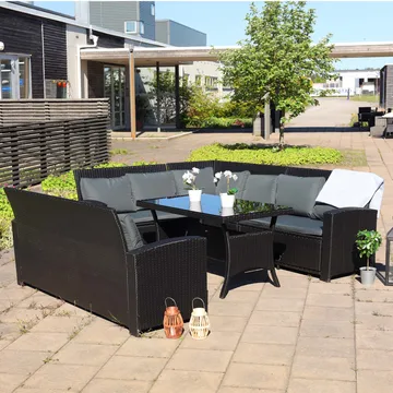 Soffgrupp utemöbler | Inbyggd förvaring | Lyfco Sannäs - Products - Utemöbler & utemiljö - Loungemöbler - Loungeset & loungegrupp