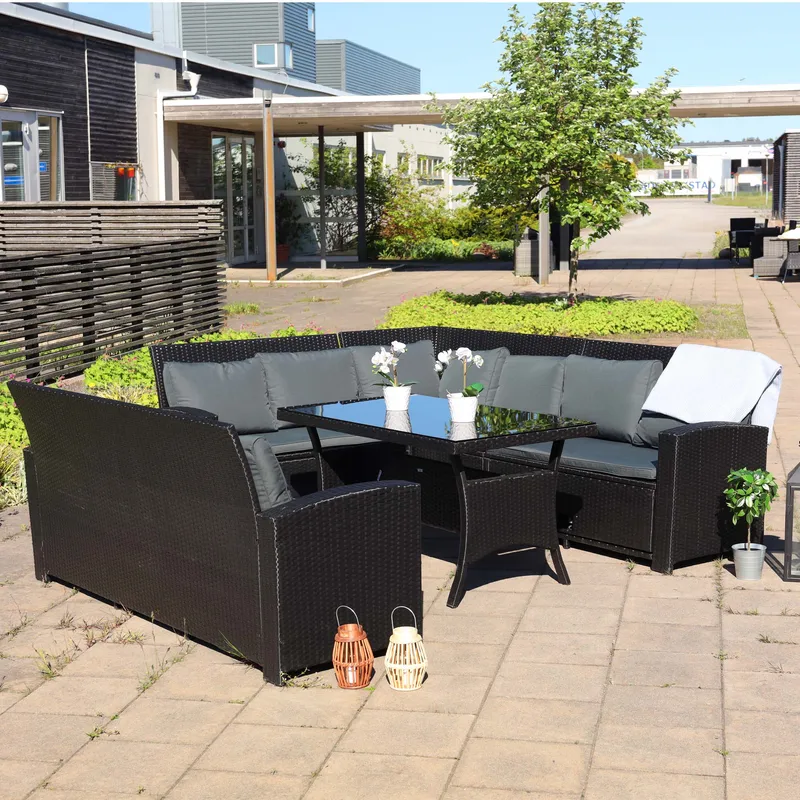 Soffgrupp utemöbler | Inbyggd förvaring | Lyfco Sannäs - Products - Utemöbler & utemiljö - Loungemöbler - Loungeset & loungegrupp