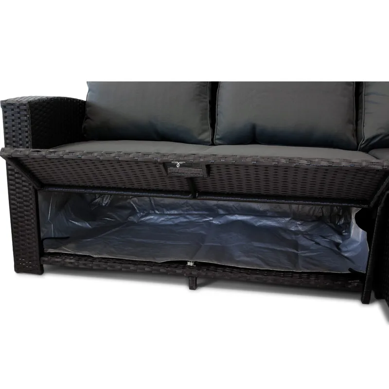 Soffgrupp utemöbler | Inbyggd förvaring | Lyfco Sannäs - Products - Utemöbler & utemiljö - Loungemöbler - Loungeset & loungegrupp