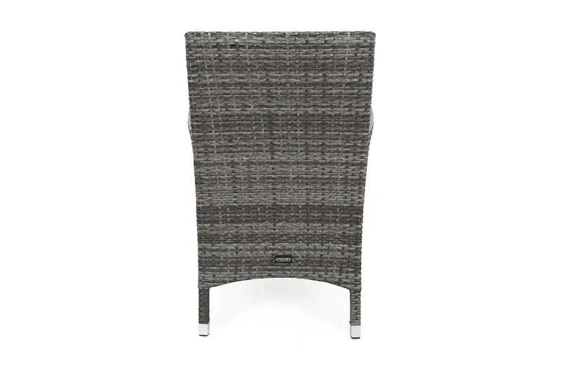 Thor Lyx Utefåtölj med Armledare - Loungefåtölj för Utemöbler i Konstrotting - Grå - Products - Utemöbler & utemiljö - Loungemöbler - Loungestol utomhus