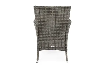 Thor Utefåtölj – Loungefåtölj Utemöbler i Konstrotting - Svart / Grå - Products - Utemöbler & utemiljö - Loungemöbler - Loungestol utomhus