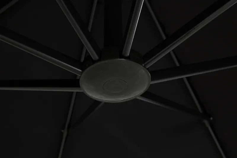 Vienna Lyx Parasoll 3,5 m - Svart - Products - Utemöbler & utemiljö - Solskydd - Parasoll - Hängparasoll