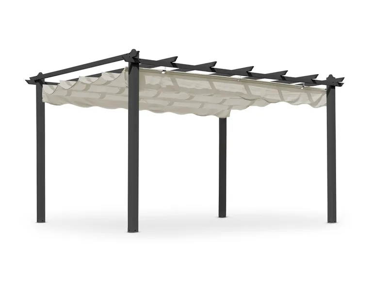 Pergola Hillerstorp Skanör 300 x 400 cm, Svart