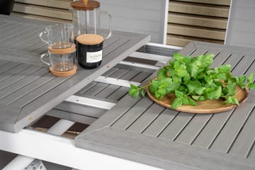 Albany Matbord Utomhus 152-210 cm - Grå/Vit - Products - Utemöbler & utemiljö - Utebord & trädgårdsbord - Matbord utomhus