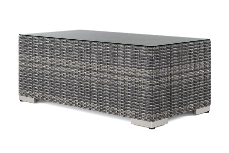 Bahamas Soffbord Utomhus 113x58 cm Konstrotting - Grå - Products - Utemöbler & utemiljö - Utebord & trädgårdsbord - Loungebord & soffbord utomhus