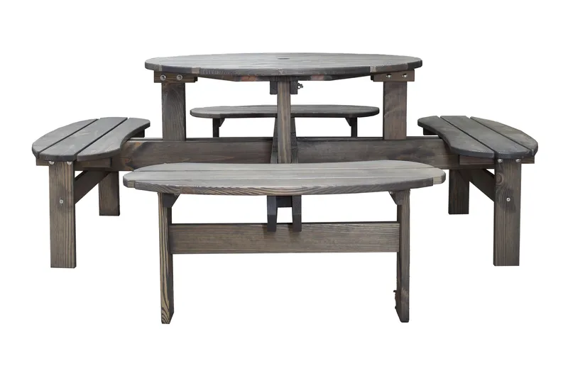 Frankfurt picknikbord - brun - grålaserad - Products - Utemöbler & utemiljö - Utebord & trädgårdsbord - Picknickbord