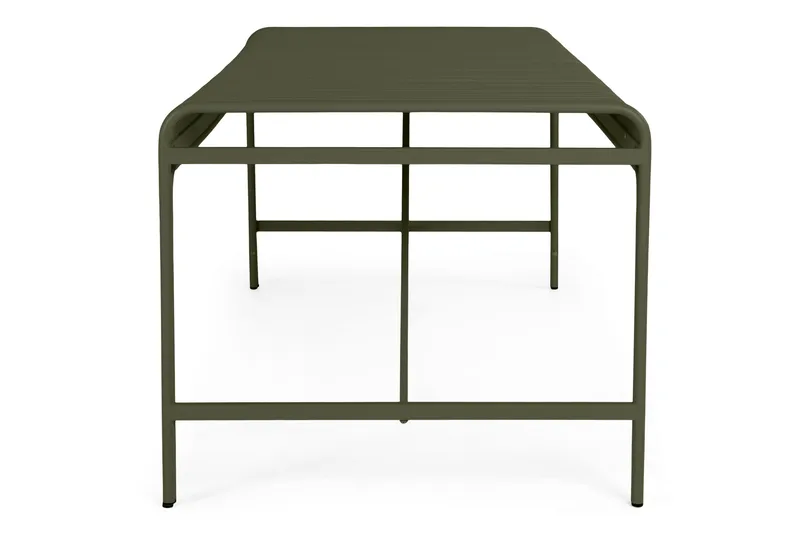 Jarva Rektangulärt Matbord Utomhus 90x200 cm i Metall - Grön - Products - Utemöbler & utemiljö - Utebord & trädgårdsbord - Matbord utomhus