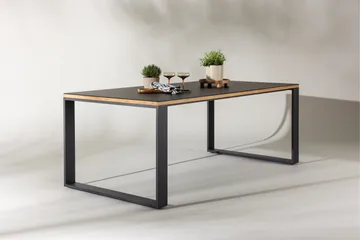 Aspvik Matbord 100x200 cm Svart - Svart - Products - Utemöbler & utemiljö - Utebord & trädgårdsbord - Matbord utomhus