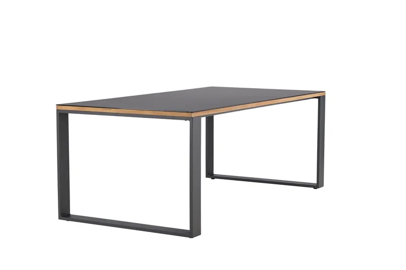 Aspvik Matbord 100x200 cm Svart - Svart - Products - Utemöbler & utemiljö - Utebord & trädgårdsbord - Matbord utomhus