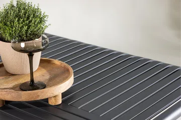 Gardeno Matbord Utomhus 90x150 cm utebord i aluminium - Svart - Products - Utemöbler & utemiljö - Utebord & trädgårdsbord - Matbord utomhus