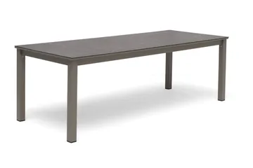 Hillerstorp Jet Set Matbord Utomhus 90 cm Beige - Beige - Products - Utemöbler & utemiljö - Utebord & trädgårdsbord - Matbord utomhus