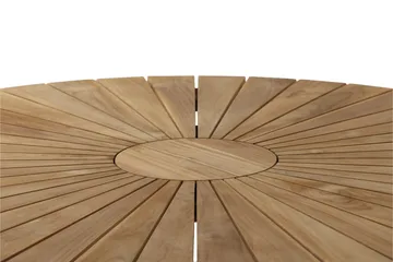 Mexico Matbord Utomhus Rund 140 cm Brun/Svart - Venture Home - Products - Utemöbler & utemiljö - Utebord & trädgårdsbord - Matbord utomhus