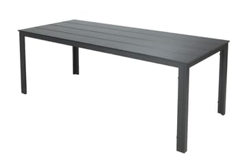 Tunis Stort Rektangulärt Matbord utomhus 205x90 cm i metall och plast - Svart - Products - Utemöbler & utemiljö - Utebord & trädgårdsbord - Matbord utomhus