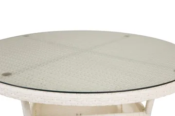 Volta Matbord Utomhus 90 Rund - Vit - Products - Utemöbler & utemiljö - Utebord & trädgårdsbord - Matbord utomhus