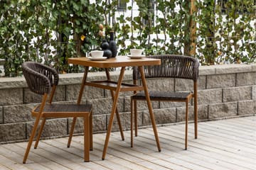Amadora Balkonggrupp 2-sits - Brun - Products - Utemöbler & utemiljö - Utegrupp - Cafegrupp & cafeset