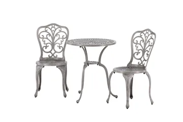 Nandin Balkonggrupp 2-sits - Silver - Products - Utemöbler & utemiljö - Utegrupp - Cafegrupp & cafeset