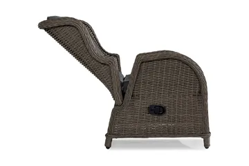 Marcus Caféset med 2 Reclinerfåtöljer Utomhus m Dyna - Grå - Products - Utemöbler & utemiljö - Utegrupp - Cafegrupp & cafeset