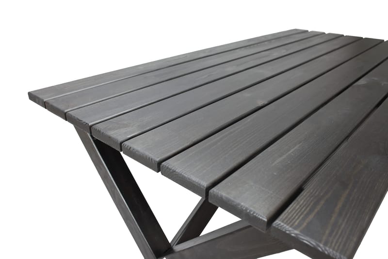 Oliver Matgrupp Utomhus 4 Utestolar - Grå/Svart - Products - Utemöbler & utemiljö - Utegrupp - Matgrupp utomhus