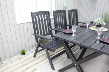 Oliver Matgrupp Utomhus 6 Utestolar - Brun - Products - Utemöbler & utemiljö - Utegrupp - Matgrupp utomhus