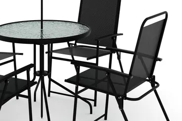 Samra Matgrupp Utomhus 4-sits - Svart - Products - Utemöbler & utemiljö - Utegrupp - Matgrupp utomhus