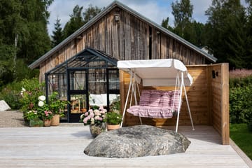 Duo 2- pers. hammock, 84B - Vit/Rosa - Products - Utemöbler & utemiljö - Utesoffa - Hammock