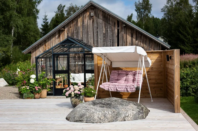 Duo 2- pers. hammock, 84B - Vit/Rosa - Products - Utemöbler & utemiljö - Utesoffa - Hammock