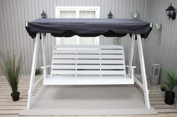 Hammock vit med svart tak - vit med svart tak - Products - Utemöbler & utemiljö - Utesoffa - Hammock