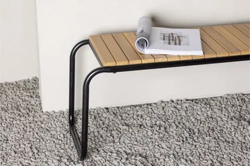 Holmbeck Utebänk - Brun - Products - Utemöbler & utemiljö - Utesoffa - Trädgårdsbänk & utebänk