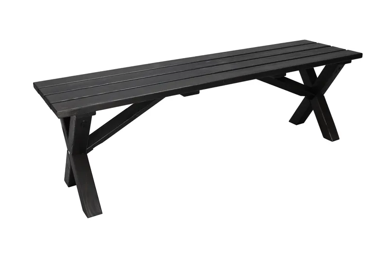Lietinna Utebänk 140 cm, Svart