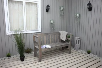 Rosenberg Utesoffa - Grå - Products - Utemöbler & utemiljö - Utesoffa - Trädgårdsbänk & utebänk