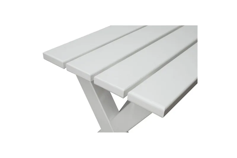 Utomhusbänk Scottsdale - Vit, 100 cm - Products - Utemöbler & utemiljö - Utesoffa - Trädgårdsbänk & utebänk