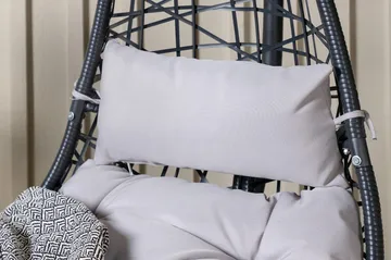 Edinburgh Hängstol Utomhus med Dyna - Svart - Products - Utemöbler & utemiljö - Utestol & trädgårdsstol - Hängfåtölj & hängstol utomhus