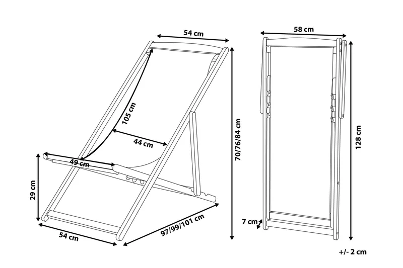 Gjengene Solstol - Brun - Products - Utem öbler & utemiljö - Utestol & trädgårdsstol - Solstol