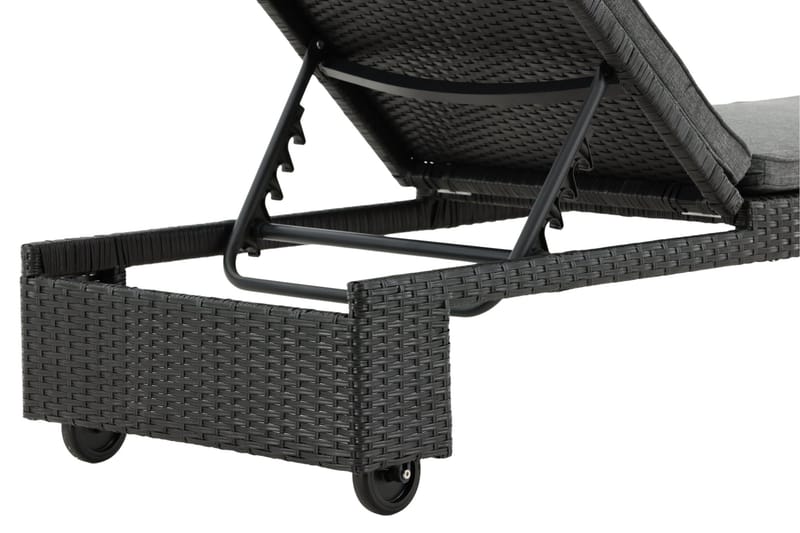 London Solsäng Svart - Venture Home - Products - Utemöbler & utemiljö - Utestol & trädgårdsstol - Solsäng & solvagn