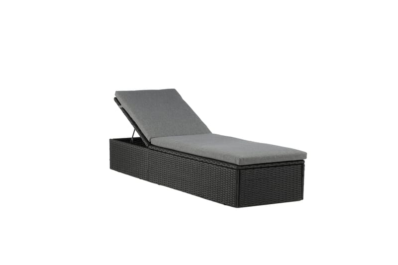 Quad Solsäng - Svart - Products - Utemöbler & utemiljö - Utestol & trädgårdsstol - Solsäng & solvagn