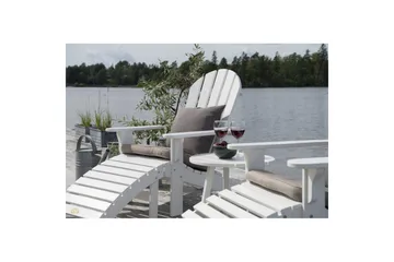 Däckstol Hillerstorp Tennessee Vit - Vit - Products - Utemöbler & utemiljö - Utestol & trädgårdsstol - Solstol - Däckstol