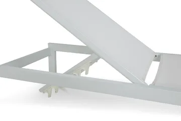 Tunis Solsäng - Vit - Products - Utemöbler & utemiljö - Utestol & trädgårdsstol - Solsäng & solvagn